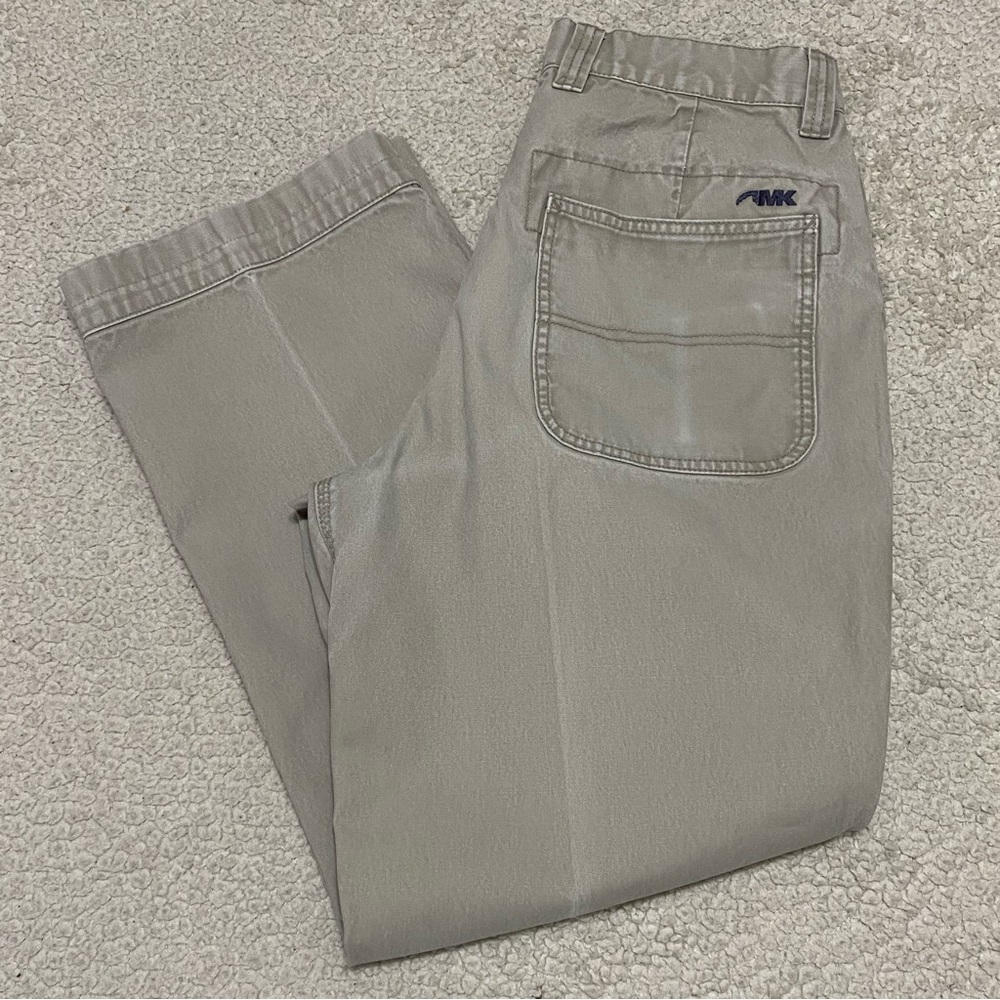 Mountain Khaki Relaxed Fit Pants Men’s 33x32 100% Cotton Canvas Hiking Outdoors